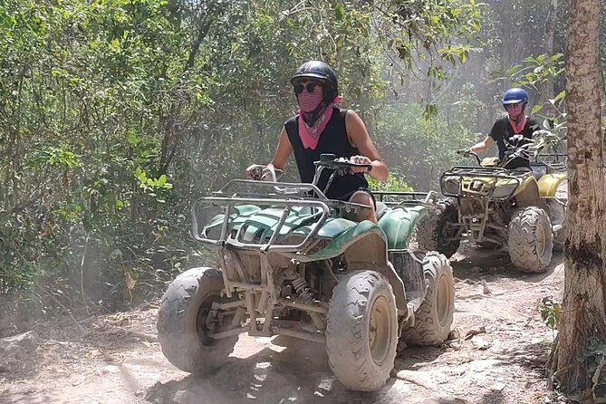 Maya Adrenaline Tulum: Cenote + 5 Ziplining + ATV Adventure - Meeting up from Tulum or Playa del Carmen