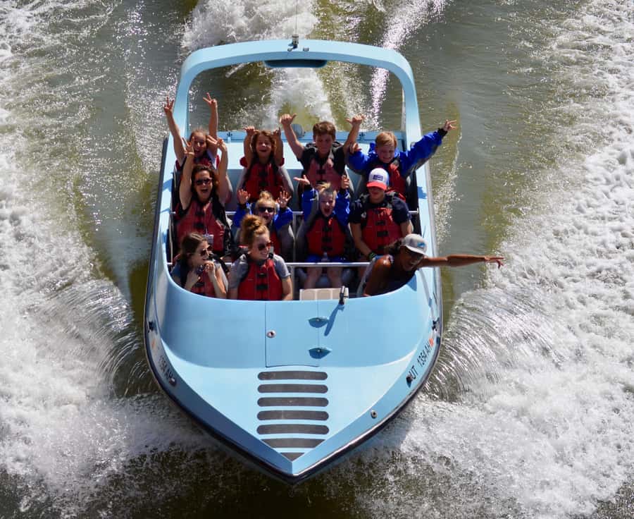 Moab: 2-Hour New Zealand style Adventure Jet Boat Tour - The Hamilton spin and the wet factor