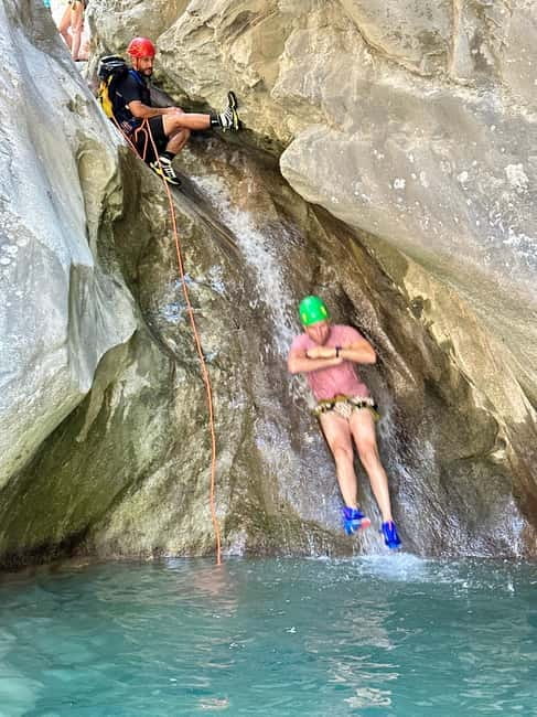 Montenegro: Rikavac Canyoning Family Adventure - Getting fitted with wetsuit, helmet, and ropes