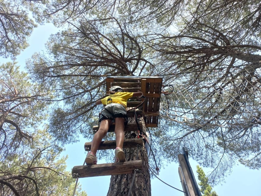 Monti Rossi Adventure Park Entry Ticket Full - Seven Routes From White to Up2Tree