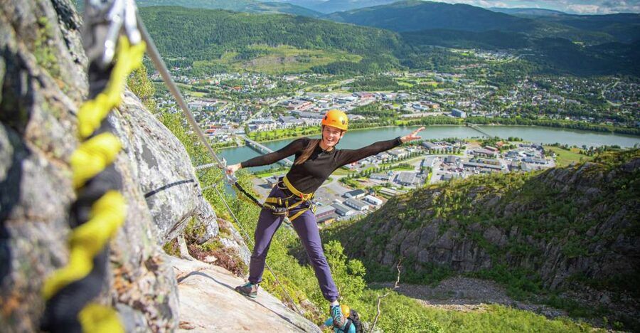 Mountain-climbing adventure in Mosjøen Via Ferrata - Starting at Ytterøra 23 in Mosjøen