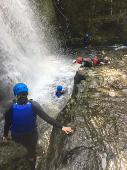 Neath: Canyoning, Gorge Walking & Waterfall Trekking Tour - Walking beneath waterfalls and across natural rock