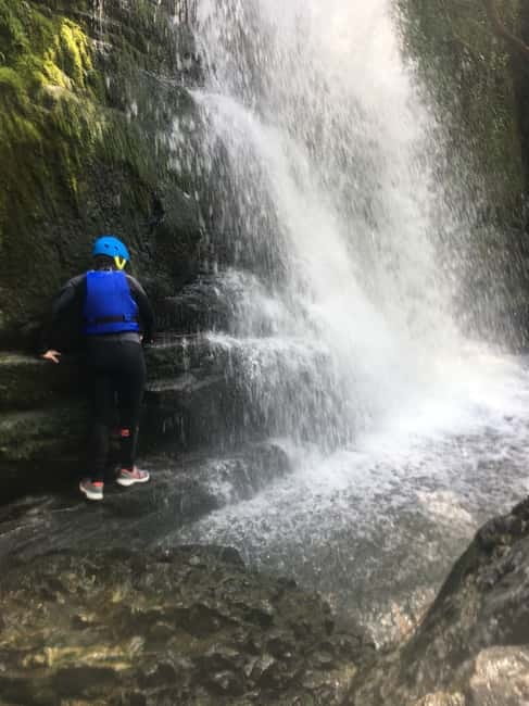 Neath: Canyoning, Gorge Walking & Waterfall Trekking Tour - Entering the gorge from SA11