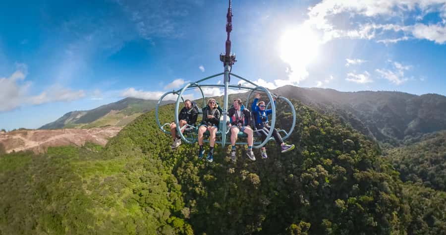 Nelson: Cable Bay Adventure Park Skywire Experience - What the Skywire ride actually feels like