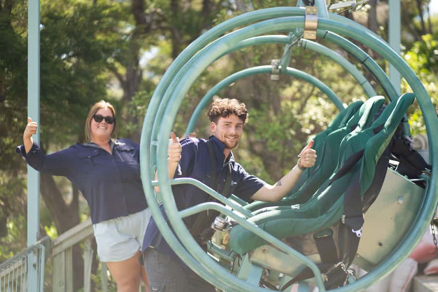 Nelson: Cable Bay Adventure Park Skywire Experience - The guides add much more than instructions