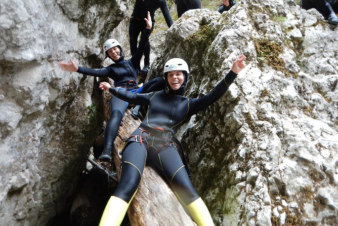 Nevidio Canyoning - Inside the gorge: walking, swimming, and jumping