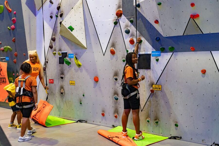 New York: Area 53 NYC Adventure Park Experience - Rock climbing is the strongest physical attraction