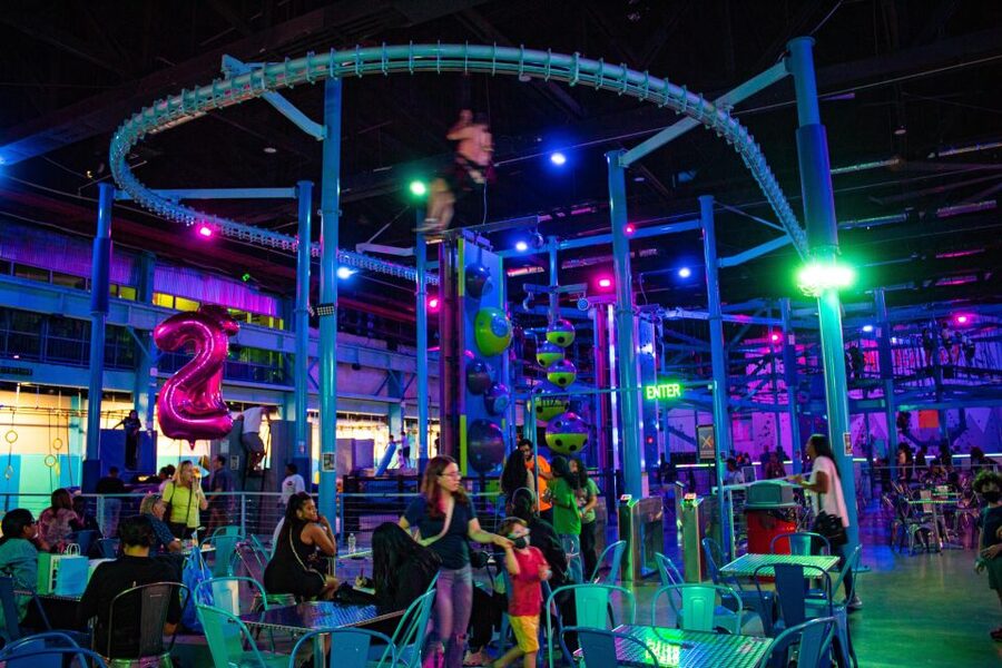 New York: Area 53 NYC Adventure Park Experience - Getting started with the indoor zip line