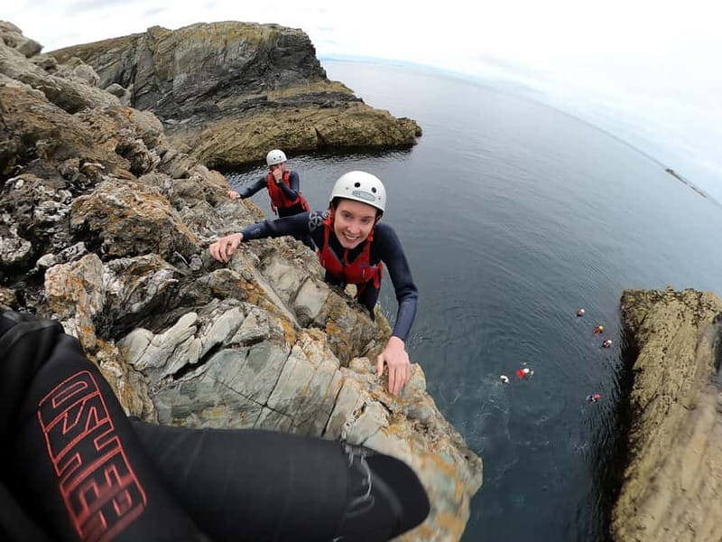 North Wales: Extreme Coasteering with Cliff Climbing & Jumps - What this Anglesey coasteering trip is really like