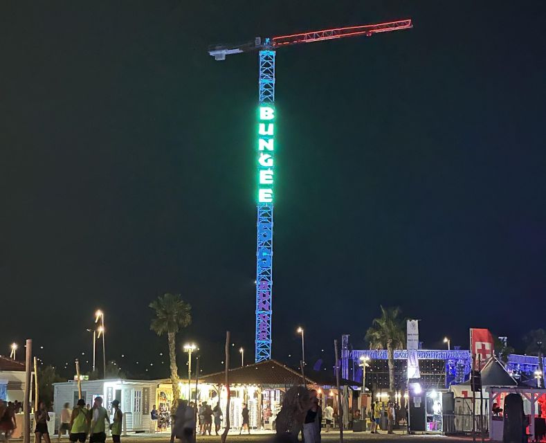 Novalja: Zrce Beach Bungee Jumping Experience - What the $90 Price Includes