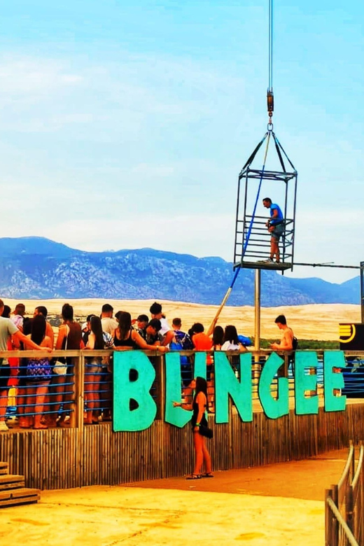 Novalja: Zrce Beach Tandem Bungee Jumping Experience - Safety rules and who should skip it