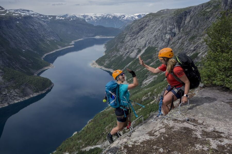 Odda: Full-Day Trolltunga Via Ferrata & Sky Ladder Adventure - The 250-meter via ferrata, explained plainly