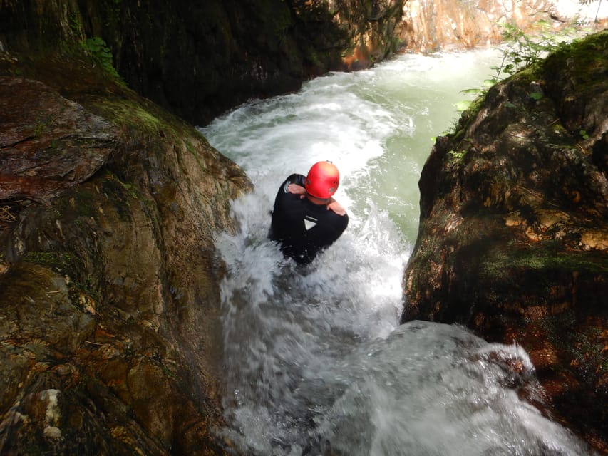 Oetztal: Canyoning "ClearWater" - Starting from the bridge in Sautens