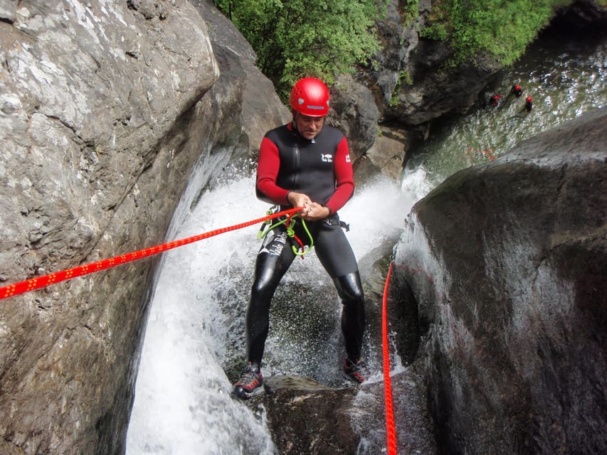 Oetztal: Canyoning "ClearWater" - Jumps, climbs, and the four-meter slides
