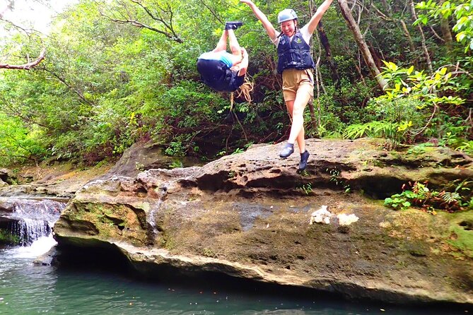 Okinawa Iriomote Mangrove SUP or Canoe and Splash Canyoning Tour - Paddling through the mangrove river