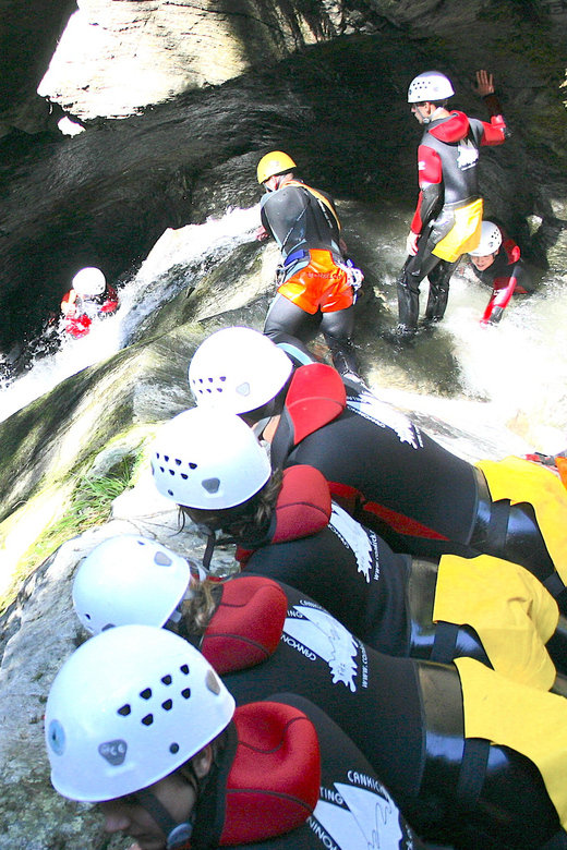Ötztal: Advanced Canyoning at Auerklamm - Getting to the canyon and starting the route
