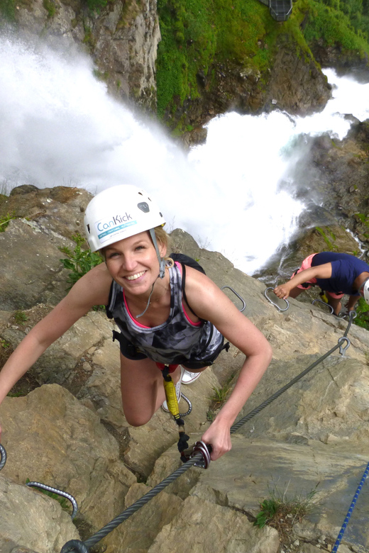 Ötztal: Via Ferrata Climbing Tour at Lehner Waterfall - Starting at the Outdoorzentrum