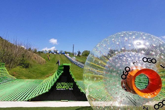 Outdoor Gravity Park Zorbing Admission Ticket in Pigeon Forge - GoPro videos and a useful warning