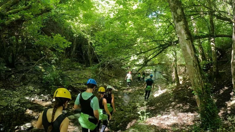 Papigo Zagori: Nefeli Gorge Canyoning - The 30-minute walk before the water