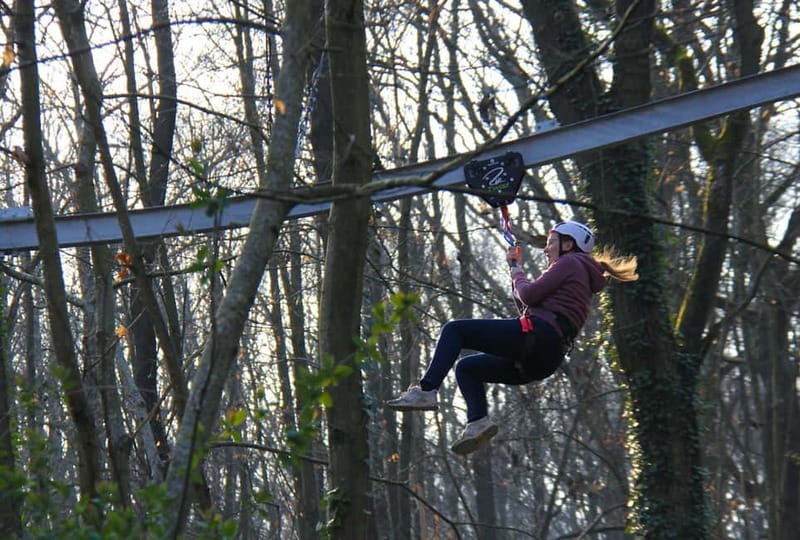 Paris : Sherwood Parc - Biggest Adventure Park Entry Ticket - The treetop obstacles and suspension bridges