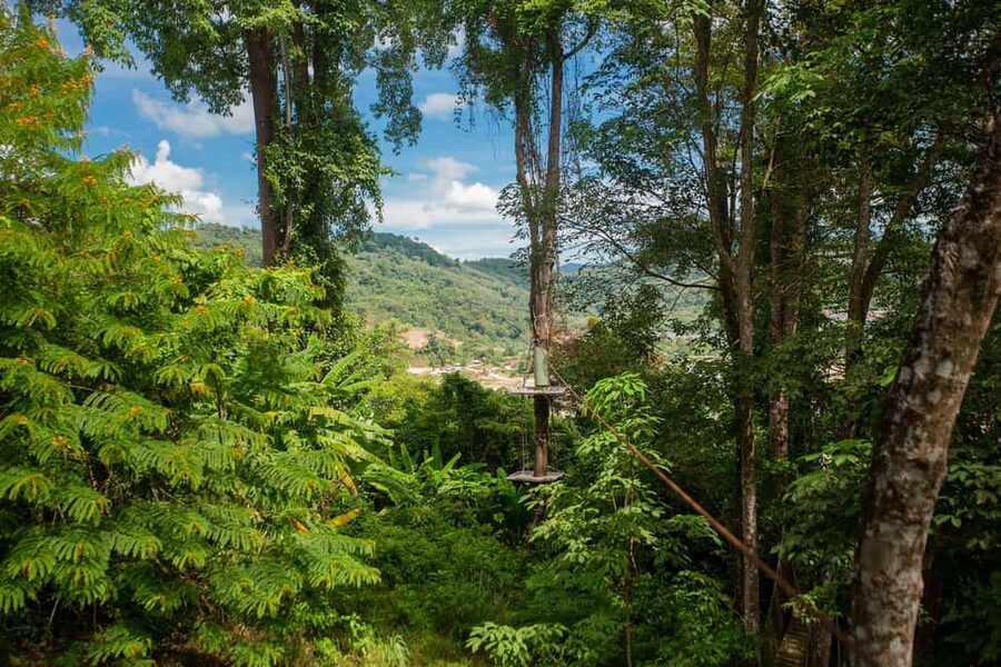 Phuket: Jungle Xtreme Adventure Park Entry Ticket - The free-fall jump is short but intense