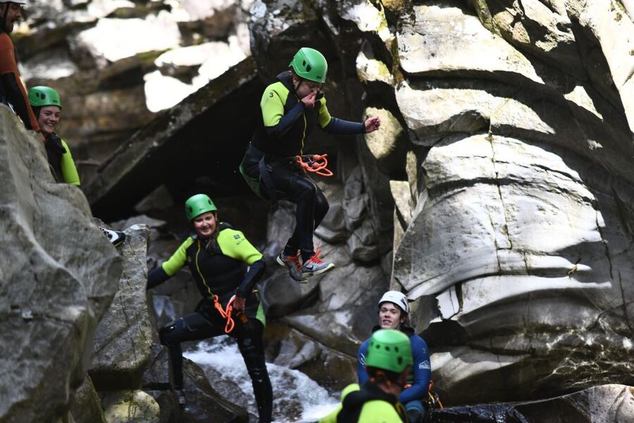 Pitlochry: Lower Falls of Bruar Guided Canyoning Experience - How the guides affect the experience