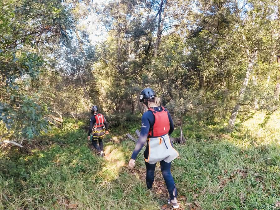 Plettenberg Bay: Canyoning Trip - The 25-meter abseil sets the tone