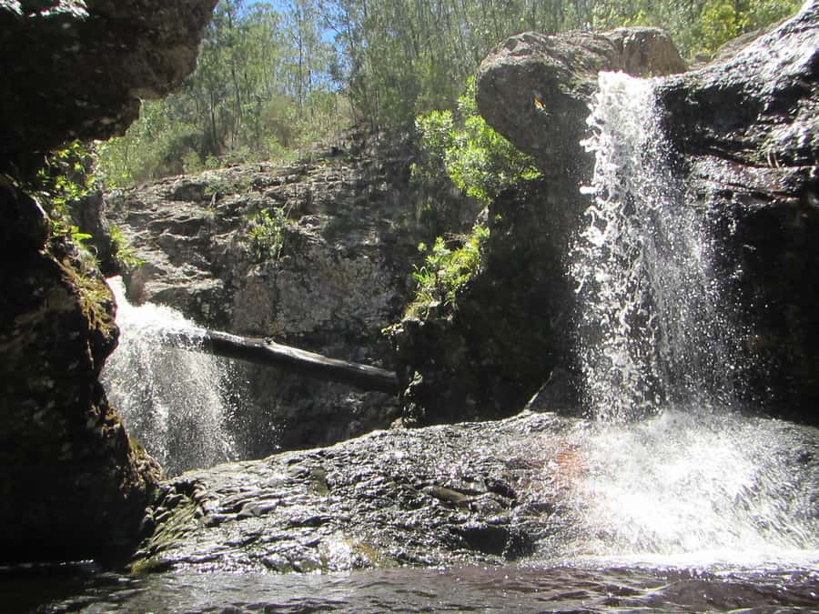 Plettenberg Bay: Canyoning Trip - The 55-meter zip-line finishes in the river