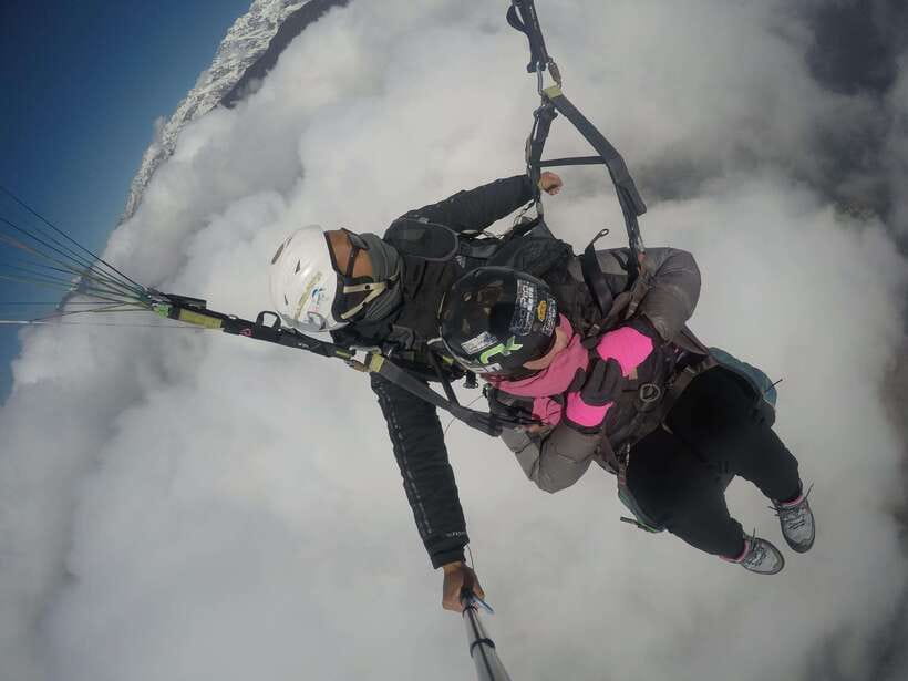 Pokhara: Paragliding, Bungy Jump and Zipline Combo Adventure - The zipline adds speed after the quiet flight