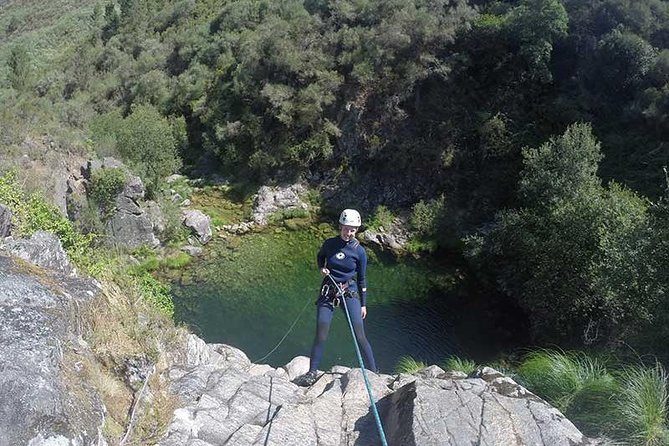 Private Canyoning Adventure from Porto - Learning the basic moves before the harder sections