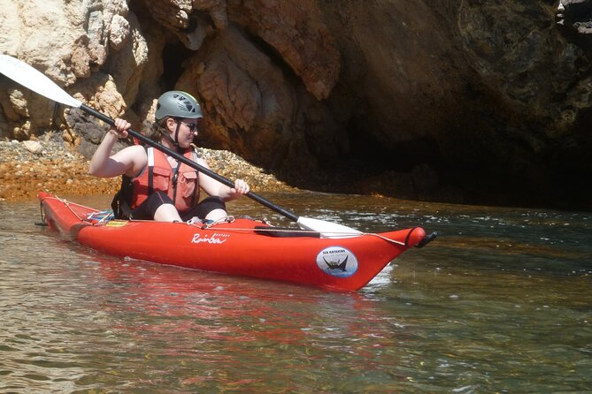 Private Tour explore Vulcano Island by Kayak & Coasteering - Entering the thermal cave and turquoise grotto