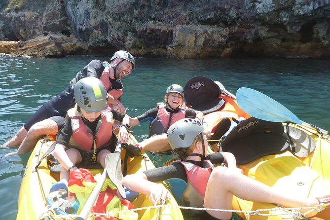 Private Tour explore Vulcano Island by Kayak & Coasteering - Paddling east along Vulcano’s volcanic coast