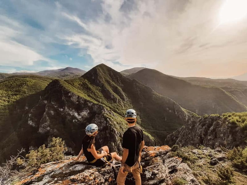 Prizren: Via Ferrata Panorama - What the Panorama route feels like