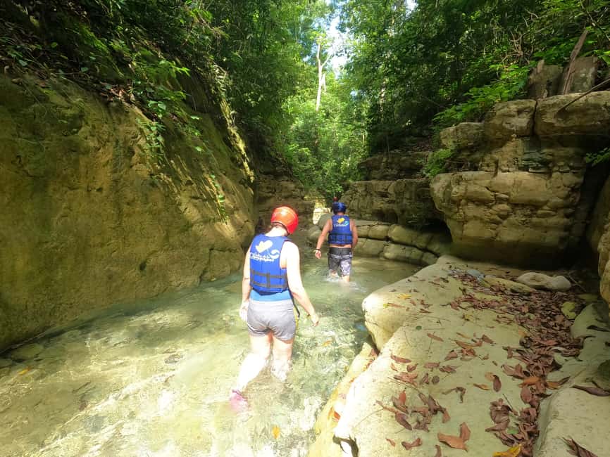 Puerto Plata: Damajagua Waterfalls Canyoning & Cocktail - Limestone walls, river pools, and tropical forest