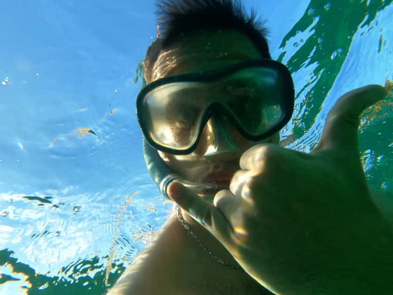 Pula: Kayak Tour, Cliff Jumping, Snorkeling & GoPro Pictures - Cliff jumping with sensible limits