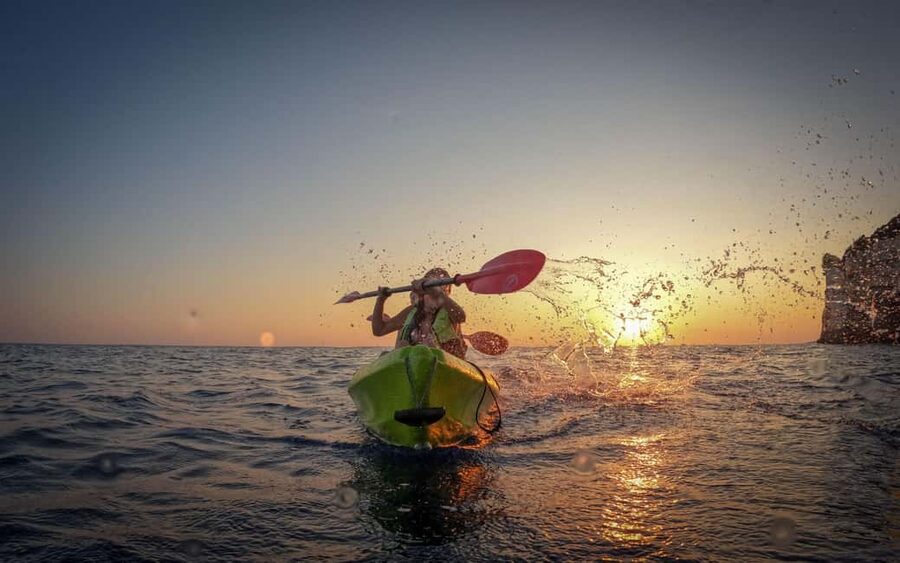 Pula: Kayaking,Snorkeling, Cliff jumping Tour with Wetsuit - Swimming, snorkeling, and the current cave situation