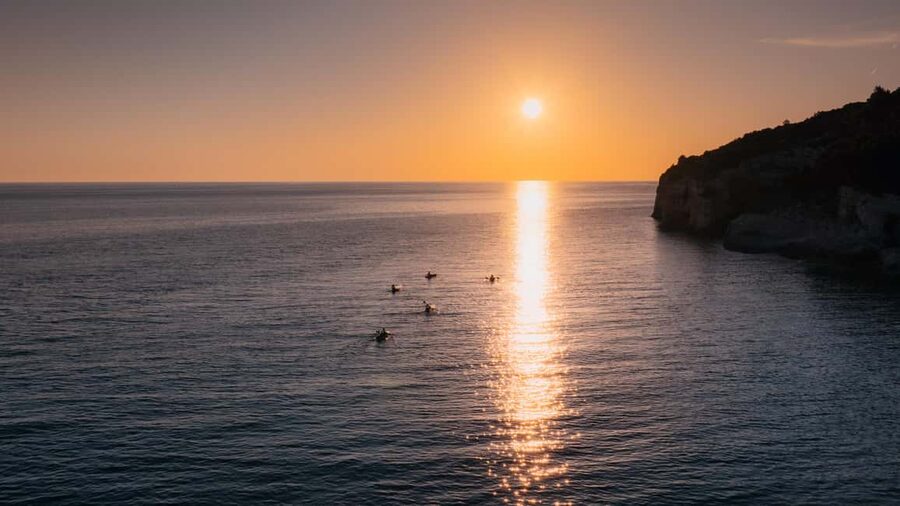 Pula:Sunset Tour By Clear Kayak,Cave,Swim & Cliff Jumping - WWII forts and bunkers along Pula’s coast