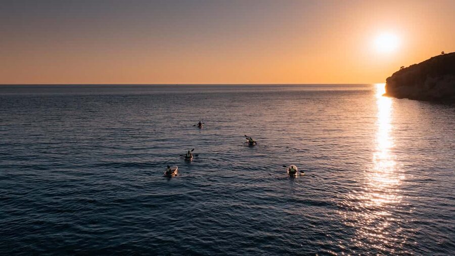 Pula:Sunset Tour By Clear Kayak,Cave,Swim & Cliff Jumping - What the transparent kayaks add