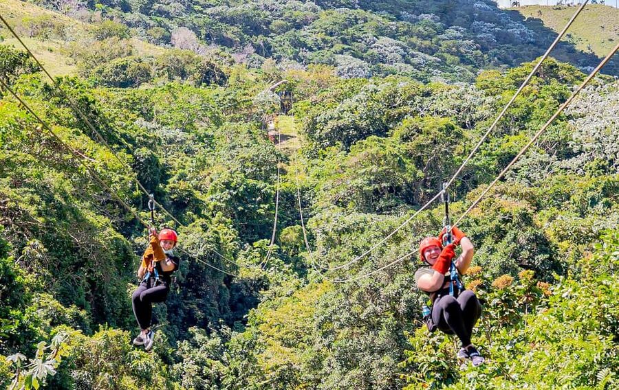 Punta Cana: Triple Jungle Adventure Park Tour with Tastings - A mountain start in Anamuya
