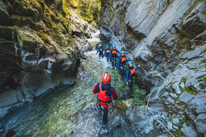 Queenstown: Half-Day Canyoning Adventure - Getting fitted out at the canyon base
