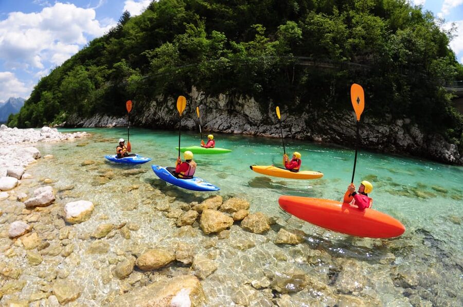 Rafting, Buggy or Quad, Zipline, Canyoning (4 in 1) Tour - Rafting beside the Ancient Roman bridge