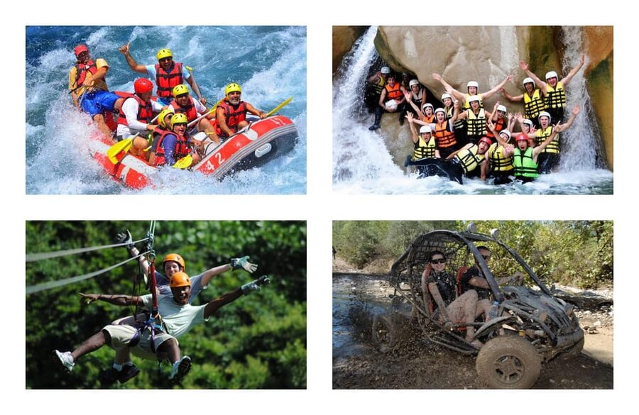 Rafting, Buggy or Quad, Zipline, Canyoning (4 in 1) Tour - The trip to Köprülü Canyon