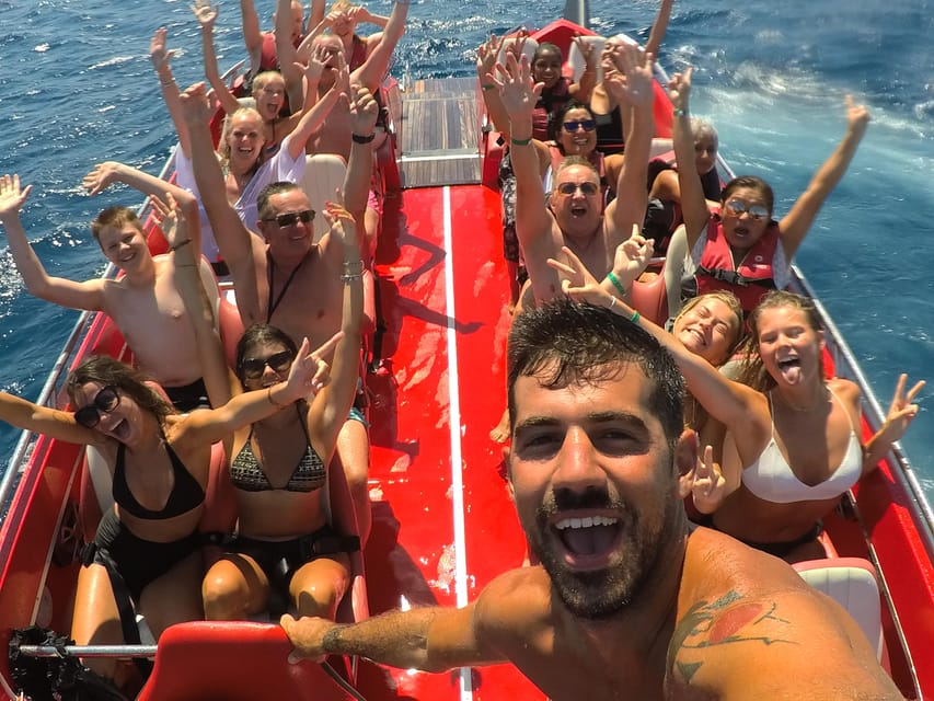 Rhodes: Beaches Trip by Jet Boat with Snorkeling and Drinks - Santa Marina and the second swim