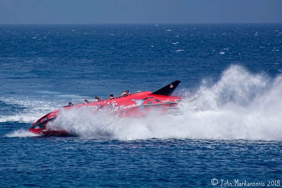 Rhodes: Beaches Trip by Jet Boat with Snorkeling and Drinks - Drinks, music, and the mood on deck