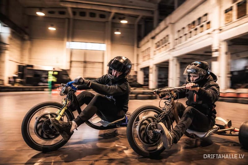 Riga | Drifta Halle: Extreme 20 minute ride on a drift trike - Your second 10 minutes: turning practice into competition