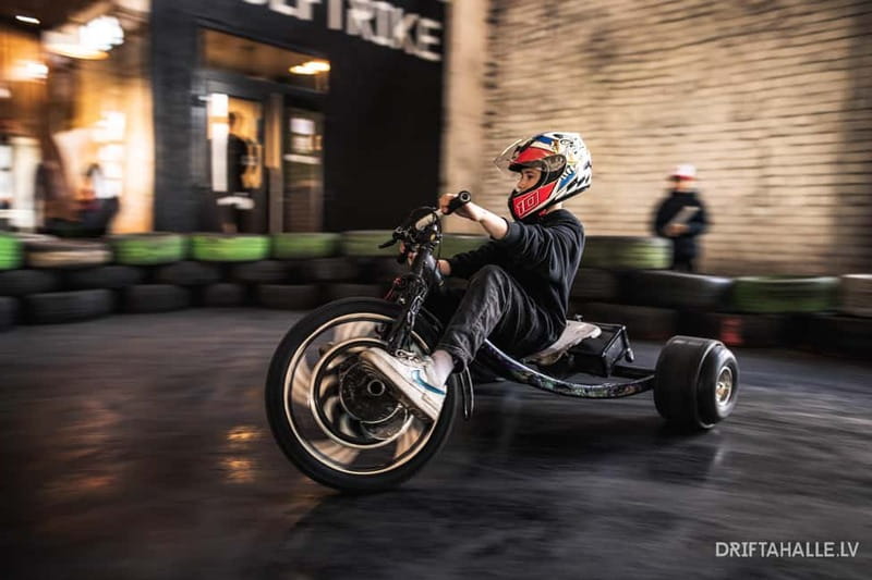 Riga | Drifta Halle: Extreme 20 minute ride on a drift trike - The trike itself: fast enough without a complicated setup