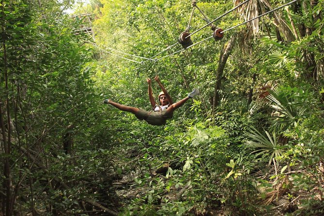 Riviera Maya Jungle Half-Day Tour: ATV, Ziplines, Cenote Swim, Rappel - What the $127 price gets you