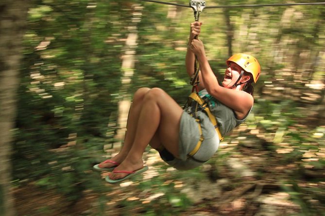 Riviera Maya Jungle Half-Day Tour: ATV, Ziplines, Cenote Swim, Rappel - ATV riding on dirt roads