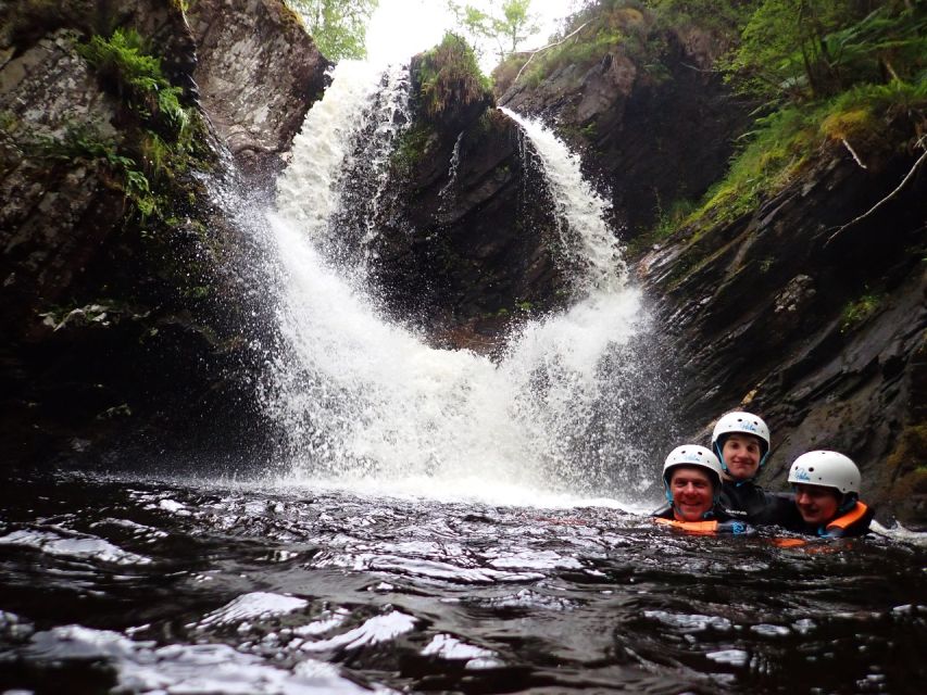 Roybridge, Lochaber: CANYONING - Laggan Canyon - Scrambling into the canyon