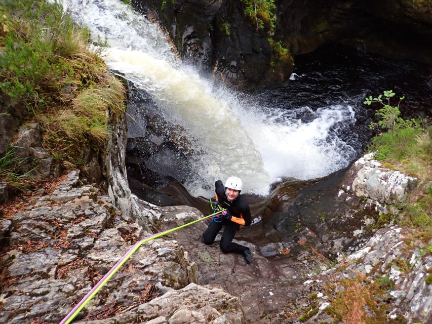Roybridge, Lochaber: CANYONING - Laggan Canyon - Changing out of the wet gear